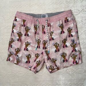 Party Pants Men’s Board Shorts, Pink